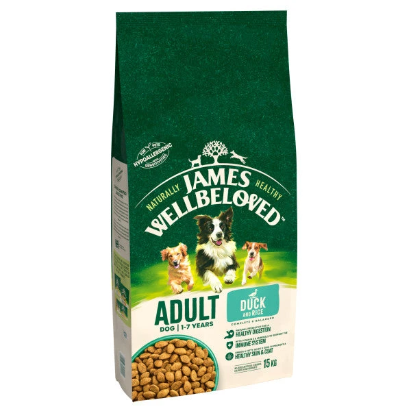 James Wellbeloved Duck & Rice Adult Dog Food 2 James Wellbeloved Duck & Rice Adult Dog Food - Image 2