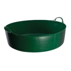 Red Gorilla Tubtrug Flexible Shallow Bucket Green - Large 35 Litre