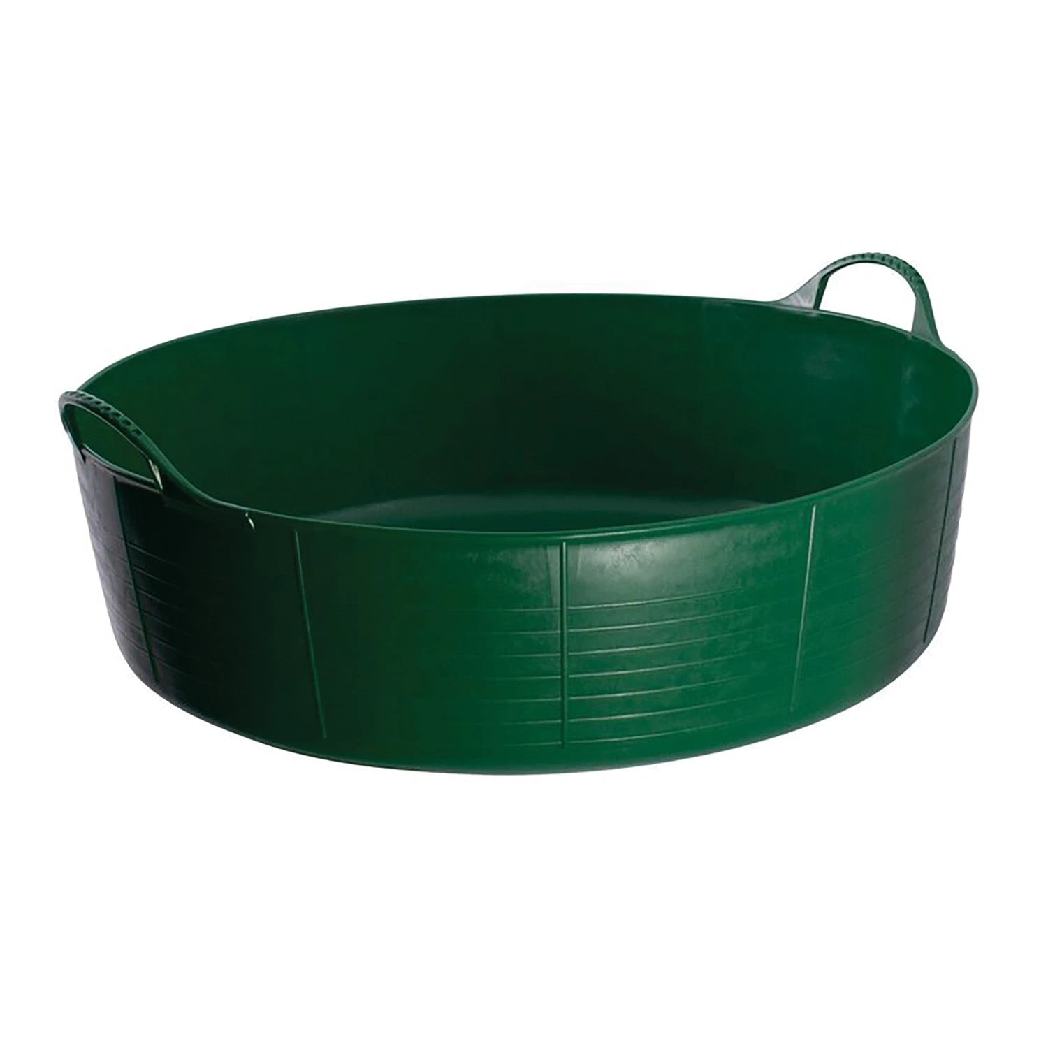 Red Gorilla Tubtrug Flexible Shallow Bucket Green - Large 35 Litre 1 Red Gorilla Tubtrug Flexible Shallow Bucket Green - Large 35 Litre