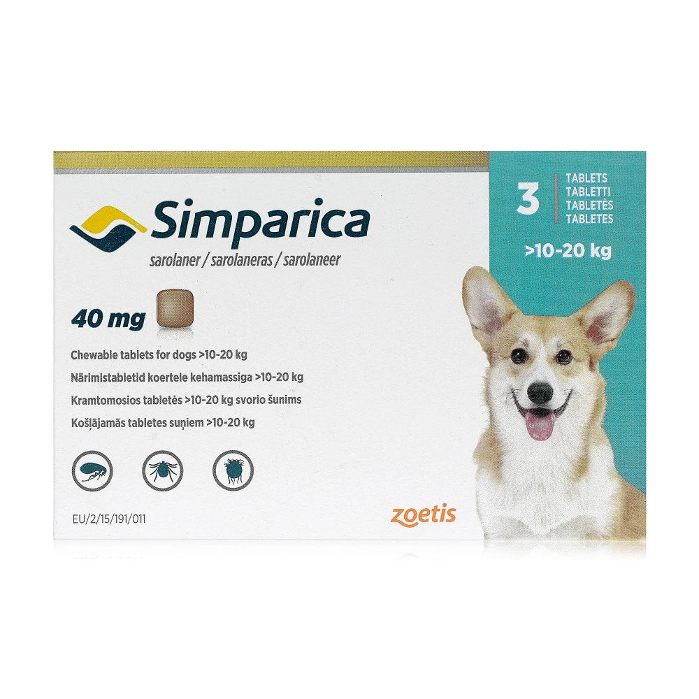 ZOETIS Simparica Palatable Tablets For Dogs 5 ZOETIS Simparica Palatable Tablets For Dogs - Image 5