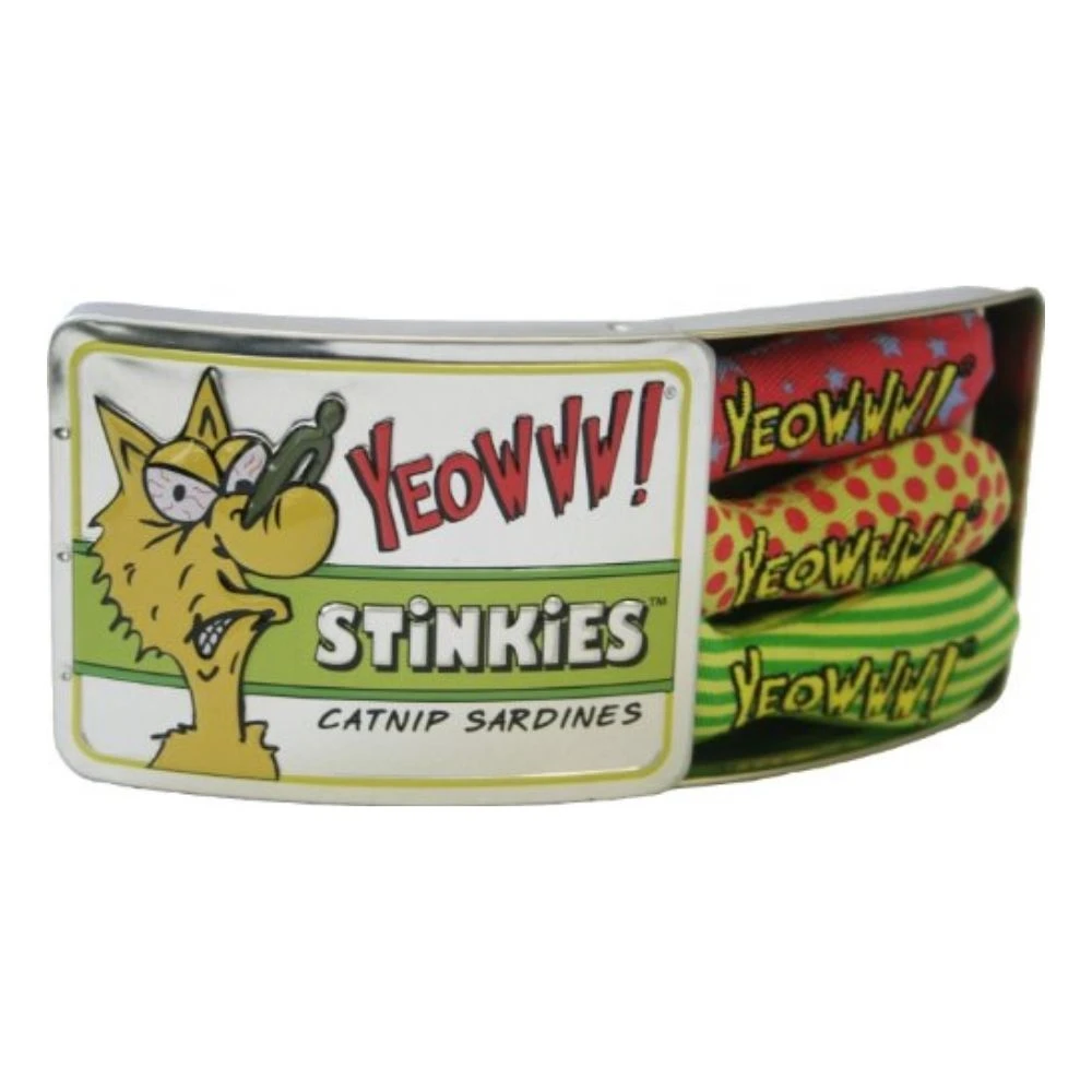 Yeowww Tin Of Stinkies Organic Sardines Cat Toys Pack Of 3 2 Yeowww Tin Of Stinkies Organic Sardines Cat Toys Pack Of 3 - Image 2