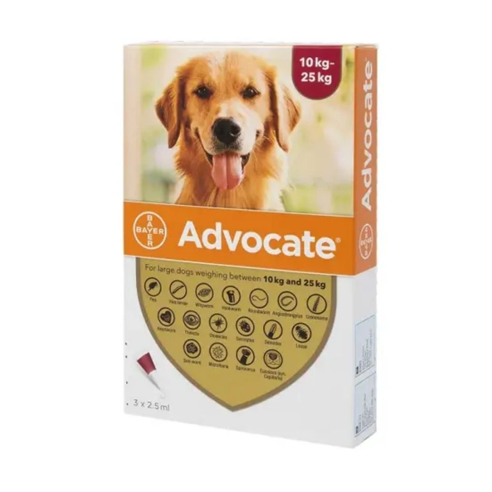 Advocate Spot On For Dogs 250 For 10-25kg Dogs 4 Advocate Spot On For Dogs 250 For 10-25kg Dogs - Image 4