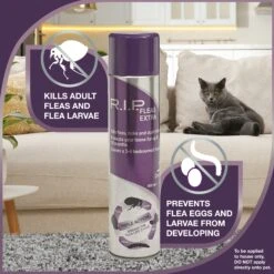 Dechra RIP Fleas Extra, Environmental Household Flea Spray 600ml 11 Dechra RIP Fleas Extra, Environmental Household Flea Spray 600ml -Pet Supply Store vdasmnun1kf