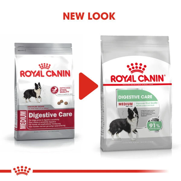 Royal Canin Dry Dog Food For Digestive Care In Medium Dogs - All Sizes 3 Royal Canin Dry Dog Food For Digestive Care In Medium Dogs - All Sizes - Image 3