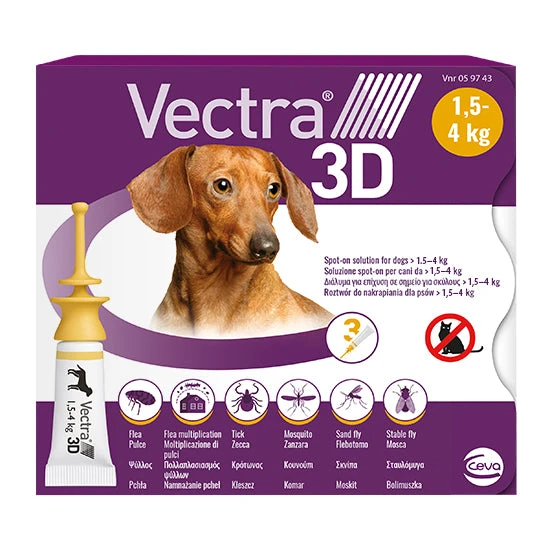 CEVA Vectra 3D Flea Spot-On For Dogs 5 CEVA Vectra 3D Flea Spot-On For Dogs - Image 5
