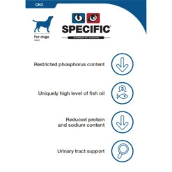 Dechra SPECIFIC™ CKD Heart & Kidney Support Dry Dog Food -Pet Supply Store wpgot215bpt