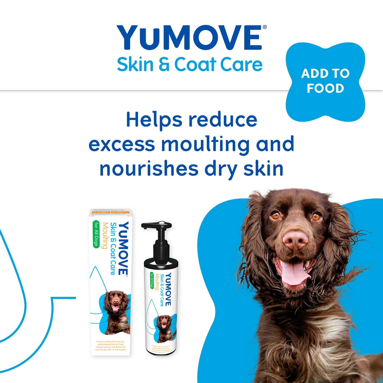 YuMOVE Skin & Coat Care Moulting For Adult Dogs | 500ml 3 YuMOVE Skin & Coat Care Moulting For Adult Dogs | 500ml - Image 3