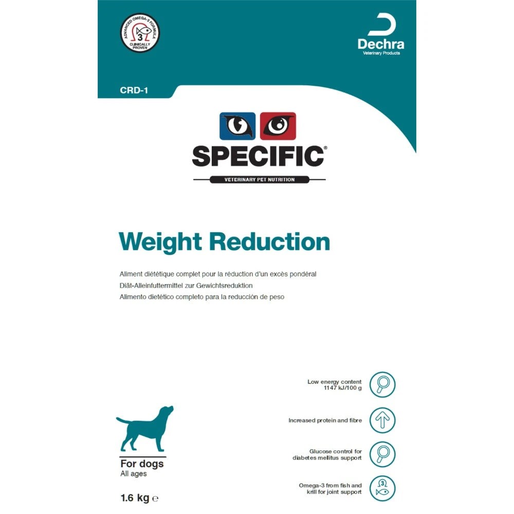 Dechra Specific CRD-1 Weight Reduction Dry Dog Food 6 Dechra Specific CRD-1 Weight Reduction Dry Dog Food - Image 6