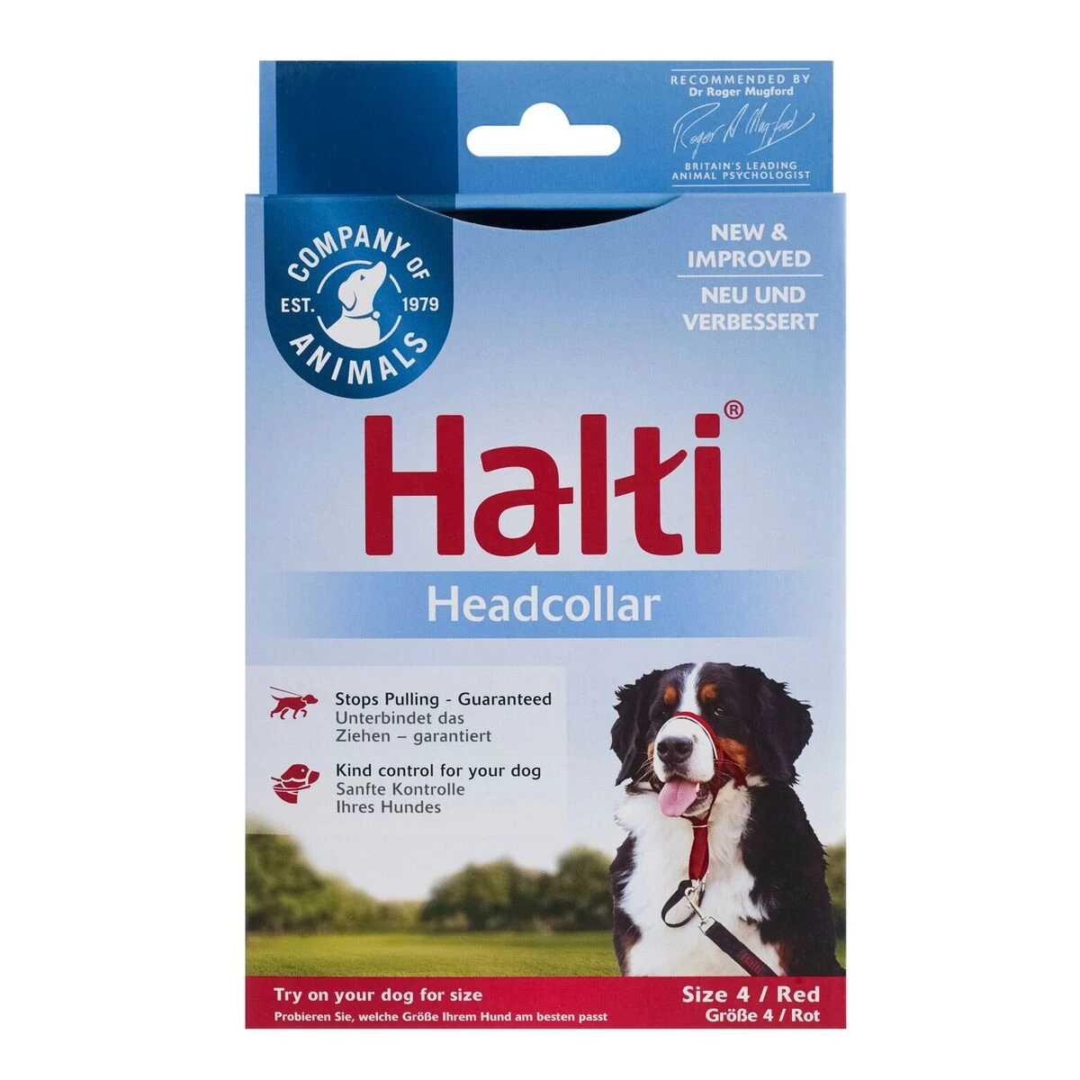 Company Of Animals Halti Dog Headcollar Red 4 Company Of Animals Halti Dog Headcollar Red - Image 4