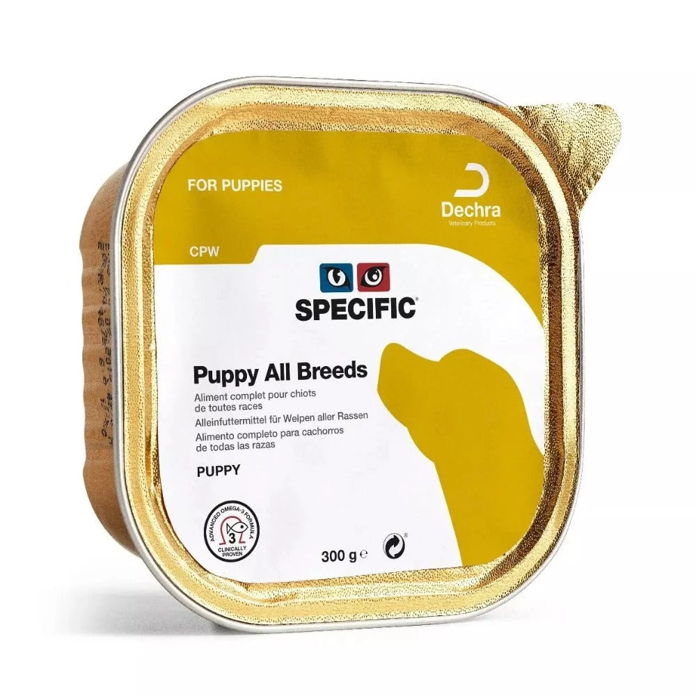 Dechra Specific CPW Puppy All Breeds Wet Dog Food 6x300g 1 Dechra Specific CPW Puppy All Breeds Wet Dog Food 6x300g