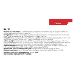 Dechra SPECIFIC™ CXD-M Adult Medium Breed Dry Dog Food -Pet Supply Store xw1xs2h2sjf