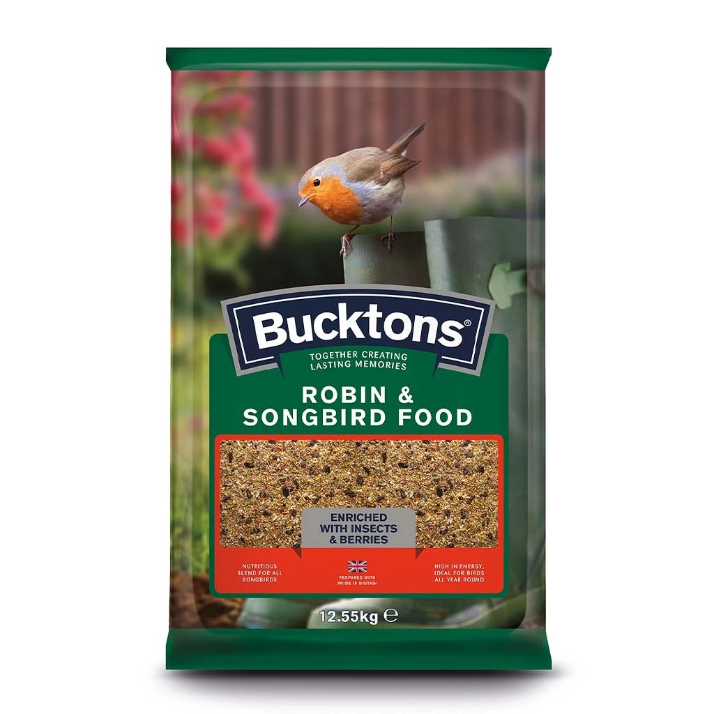 Bucktons High Quality Robin & Songbird Food/Seed 12.55kg 1 Bucktons High Quality Robin & Songbird Food/Seed 12.55kg
