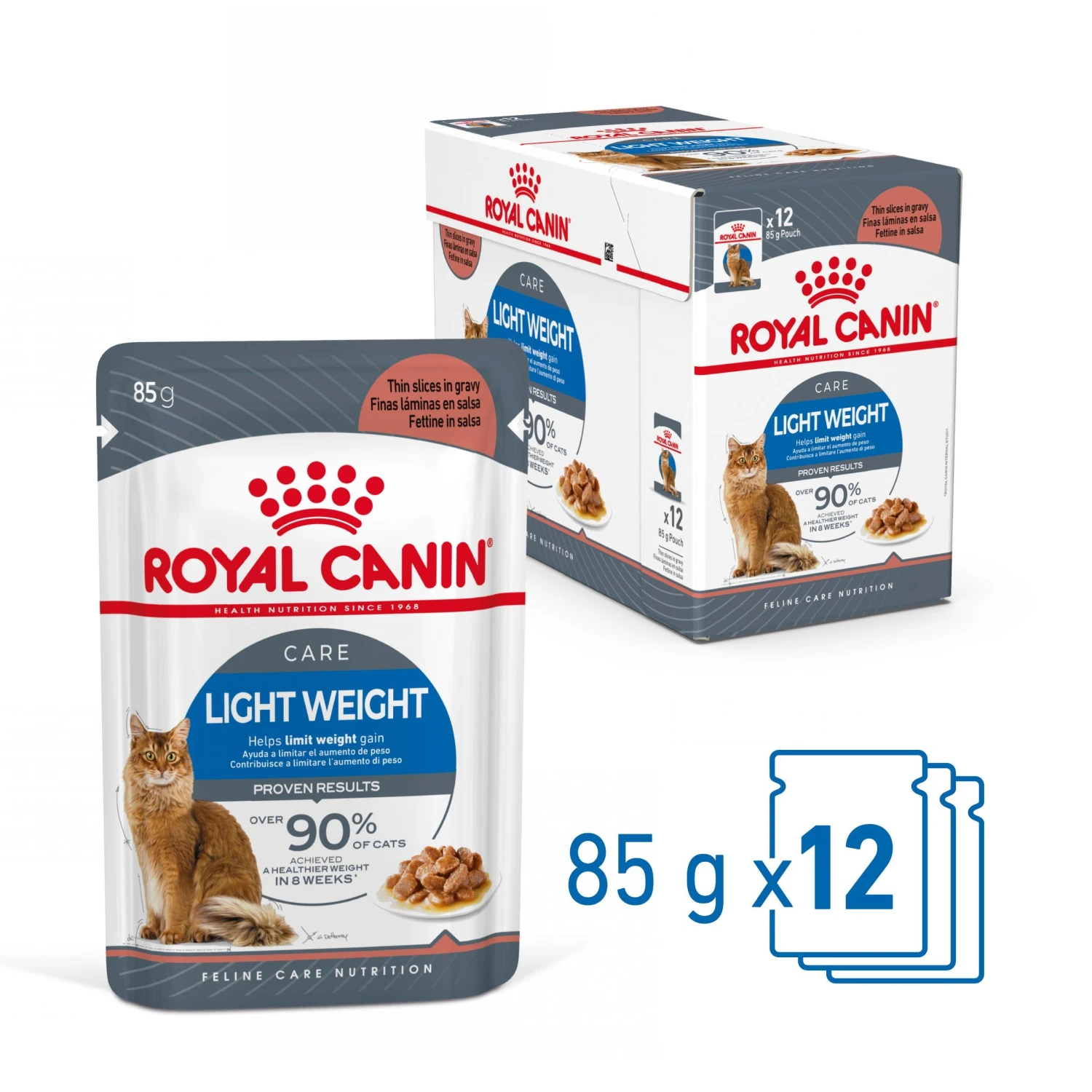 Royal Canin Wet Cat Food Ultra Light Pouch 12 X 85 G 3 Royal Canin Wet Cat Food Ultra Light Pouch 12 X 85 G - Image 3