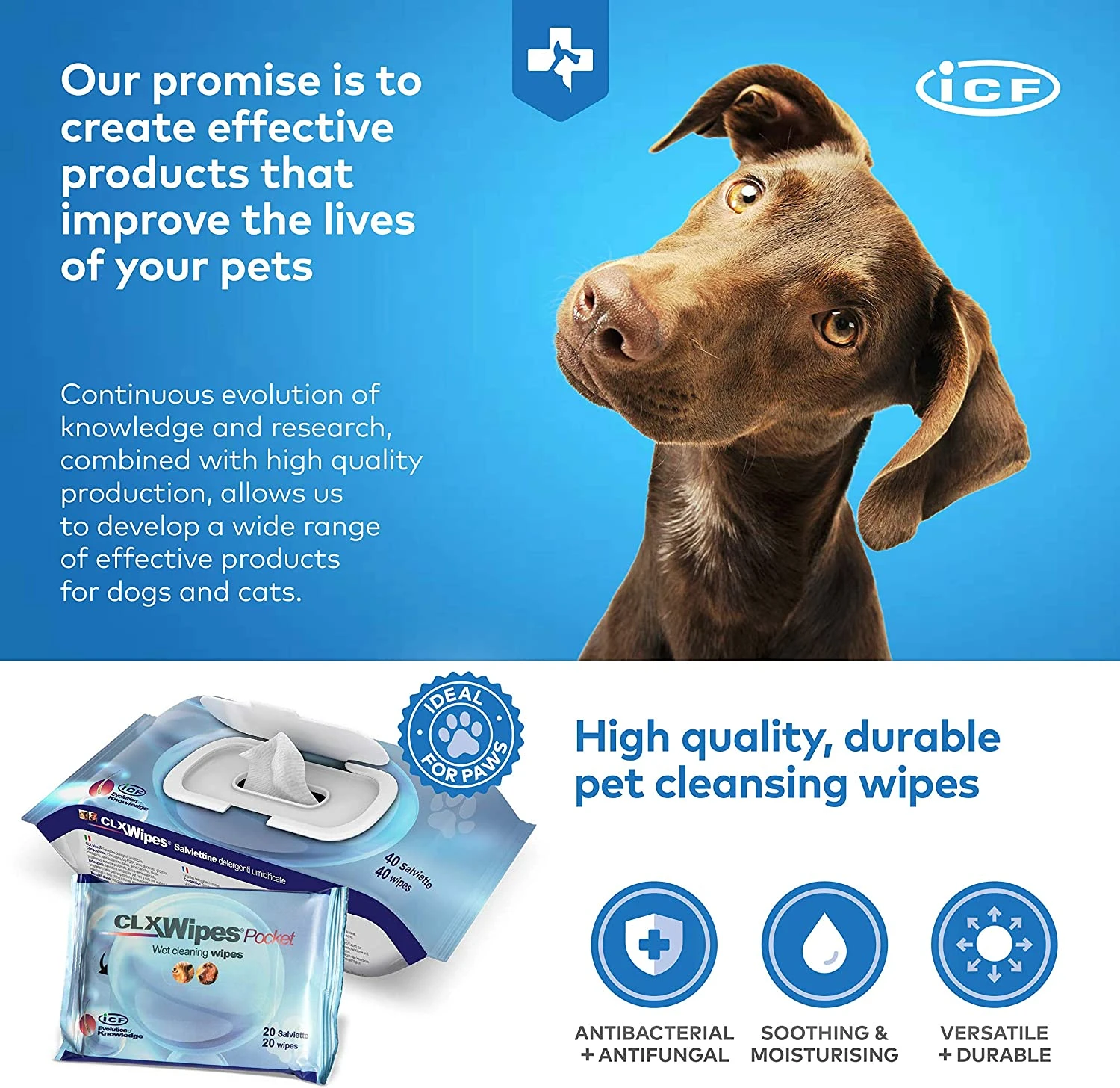 CLX Pet Cleansing Wipes 6 CLX Pet Cleansing Wipes - Image 6