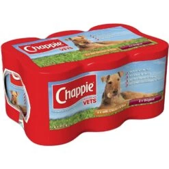 CHAPPIE Wet Dog Food Pet Food Supplies Tinned Cans Favourites 6 X 412g