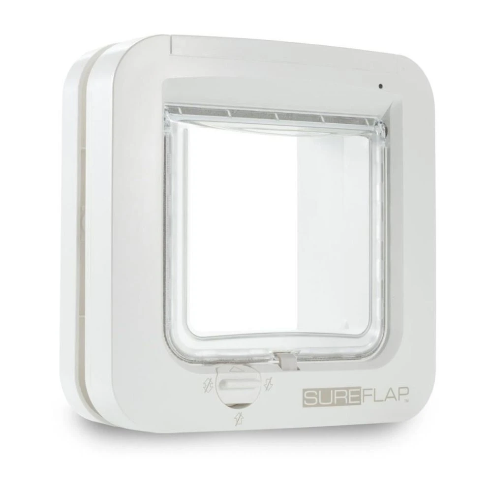 Sureflap Microchip Cat Flap - White 1 Sureflap Microchip Cat Flap - White