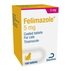 Dechra Felimazole Coated Tablets For Cats X 100 Tablets -Pet Supply Store zwulloh4vak